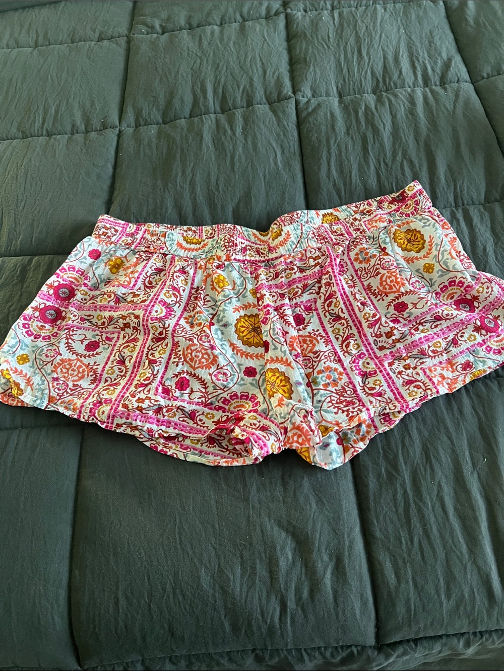 EARTHBOUND Pink Floral-Print Sleep/Lounge Shorts
